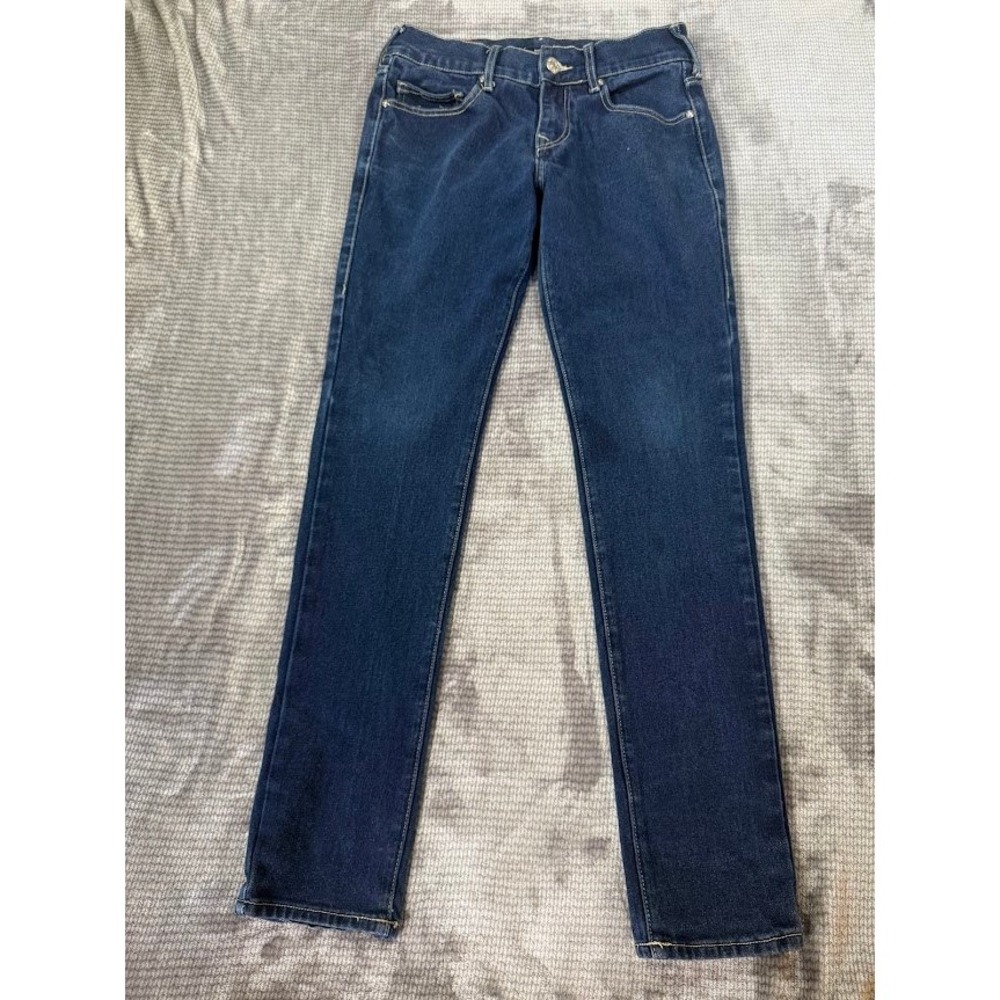 True Religion Rocco Relaxed Skinny Jeans Mens 28X31 Indigo Blue Denim Pants